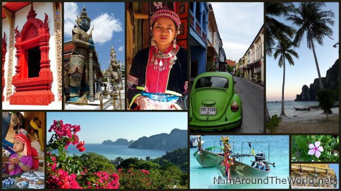 Photo montage Thaïlande
