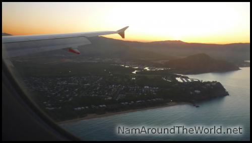 Baie de Cairns, vue depuis l'avion | Cairns' bay, view from the airplane