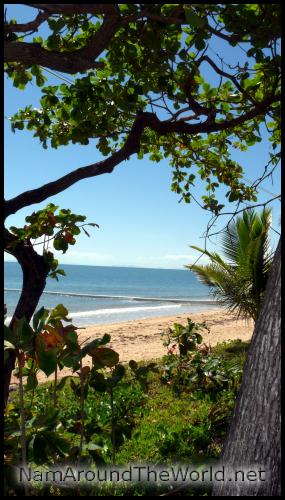 Rollingstone beach, plage avec filet de protection contre les méduses-boîtes | Beach with nets to protect against box-jellyfish